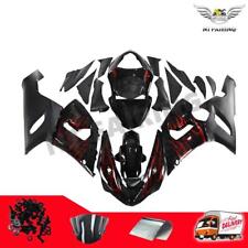 FTB Fit for Kawasaki Ninja 2005-06 ZX6R 636 Red Black Injection Fairing Kit y022 picture