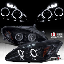 Fit 2000-2003 Honda S2000 AP1 LED Halo Black Smoke Projector Headlights Lamps picture