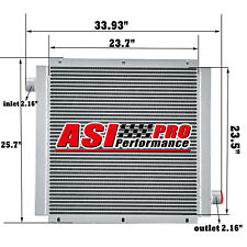 ASI Aluminum Mobile Hydraulic Oil Cooler Heavy Duty Industrial 0-120GPM 90HP picture
