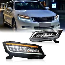 HCmotion LED Headlights For Honda Accord Sedan 2008-2012 DRL Start up Animation picture
