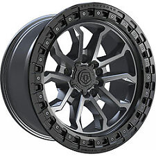 17x9 TIS 556AB Satin Anthracite With Black Simulated Bead Ring Wheel 5x5 (-13mm) picture