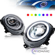 LED Headlights for Mini Cooper F56 F55 F57 2014-21,W Sequential,Animation DRL picture