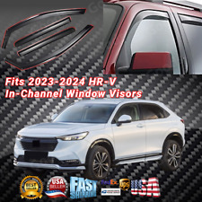 For Honda HR-V HRV 23-24 In-Channel Window Visors Deflector Rain Guard Protector picture