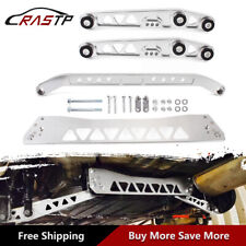 Silver Rear Lower Control Arm + Subframe Brace +Tie Bar for Honda Civic EG 92-95 picture