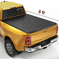 8FT Soft Roll Up Tonneau Cover Fit For 2002-2023 Dodge Ram 1500 2500 3500 picture