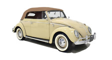 Fits VW Volkswagen BUG, Beelte 1968-1972 Convertible Soft Top TAN Stayfast picture