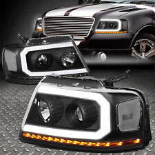 [SEQUENTIAL SIGNAL LED DRL]FOR 04-08 F150 MARK LT PROJECTOR HEADLIGHT HEAD LAMPS picture