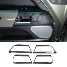 Real Dry Carbon Fiber Door Handle Frame Cover Fit for Land Rover Defender 110 picture