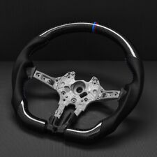 Real carbon fiber W/heated Customized Sport Steering Wheel BMW F30 F80 F82 M3 picture