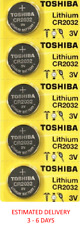 5 Pk Toshiba CR2032 Keyless Entry Car Remote Key FOB Battery - Expire 2033 picture