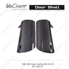 Carbon Door Shell 2pcs Kit Fit For 1999-2002 Nissan Skyline R34 GTR GTT picture