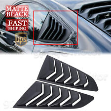 For Ford Mustang 2015-2020 Side Quarter Window Louvers Rear Sun Shade Cover picture
