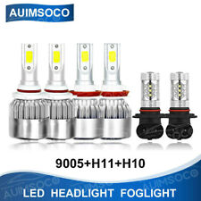 6000K LED Headlight Hi/Lo + Fog Light Bulbs Combo For 2013-2015 Ford Escape 6X picture