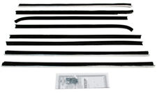 Window Sweeps Weatherstrip for 1968-1970 Dodge Charger Hardtop Black Front Rear picture