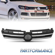 For 2011-2014 Volkswagen Touareg Front Bumper Upper Grille Grill W/Chrome Trim picture