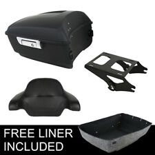 Matte Black King Trunk Pad Mount Fit For Harley Tour Pak Electra Glide 2014-2024 picture