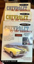 3 Chevrolet By The Numbers Books, 1960 - 1975 How To Identify And Verify picture