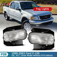 for 1999-2003 Ford F-150 Bumper Fog Light Clear Lens Driving Lamps w/Bulbs LH&RH picture