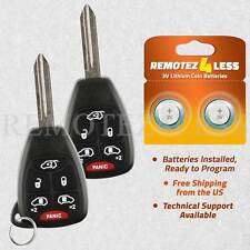2 For 2004 2005 2006 2007 Chrysler Town Country Keyless Entry Remote Car Key Fob picture