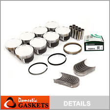 Pistons Bearings Rings Fit 03-05 GMC Hummer Chevrolet Express 2500 6.0L OHV picture