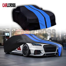 Blue/Black Indoor Car Cover Stain Stretch Dustproof For Audi TT RS picture
