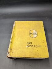 1964 To 1975 Opel GT Parts Catalogs Manuals Books Original  picture