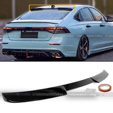 For 23-24 Honda Accord 4DR JDM Style Glossy Black Rear Window Roof Wing Spoiler picture