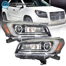 Left&Right Sde Halogen Headlights Headlamps For 2013 2014 2015 2016 GMC Acadia picture