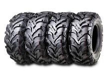 WANDA 27x9-14 27x9x14 & 27x11-14 27x11x14 ATV Tire Set 8Ply Solid Mud 20mm Tread picture