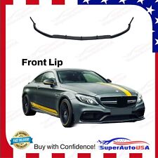 For 2015-2021 Mercedes W205 C63 C63s AMG Gloss Black Edition 1 Style Front lip picture
