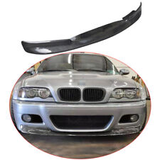 For Bmw E46 M3 2001-2006 Csl Style Coupe Carbon Fibre Front Bumper Lip Splitter  picture