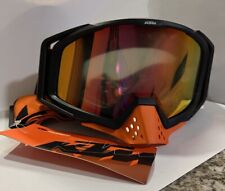 New OEM KTM MX MOTO OFFROAD RACING GOGGLES BLACK OS ONE SIZE 3PW210029400 picture
