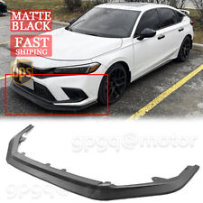 For Honda Civic Sedan Hatch 2022-2024 Matte Black RS Style Front Bumper Lip Kit picture