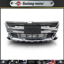 Fit For 2015-2020 Chevrolet Colorado Front Bumper Upper Grille Black w/Chrome picture