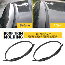 2X Left+Right Roof Trim Molding Sealing Strip For 2014-2017 Toyota Corolla Sedan picture