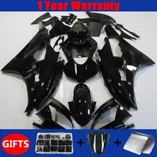 FU Injection Glossy Black Fairing Fit for Yamaha 2006 2007 YZF R6 Plastic q077 picture
