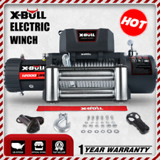 X-BULL 12V Electric Winch 12000lbs Steel Cable Truck Trailer Off-Road SUV 4WD picture