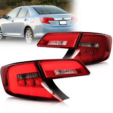VLAND 1Pair LED Tail Lights For Toyota Camry 2012 2013 2014 Rear Lamps Assembly picture