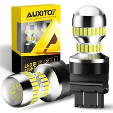 2PCS AUXITO 3157 LED FRONT TURN SIGNAL LIGHTS WHITE FOR DODGE RAM 1500 2500 3500 picture