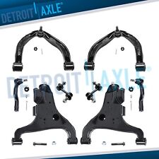 Front Upper Lower Control Arms Tierod Sway Bar Kit for 04-15 Nissan Armada Titan picture