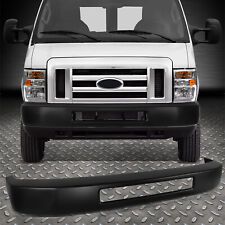 For 08-19 Ford E150 E250 E350 E450 SD Primed Black Steel Front Bumper Face Bar picture