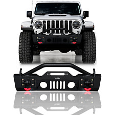 Vijay Fit 18-24 Jeep Wrangler JL&Gladiator JT Front Bumper W/Winch Plate&Lights picture