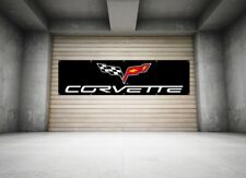 Chevrolet Corvette Banner 2x8Ft Flag Chevy Car Racing  Show Garage Wall Workshop picture
