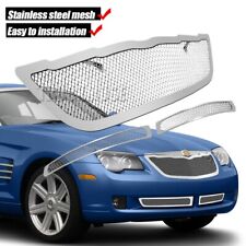 Polished Grill For 2004-2008 Chrysler Crossfire SS Chrome Mesh Grille Insert 05 picture