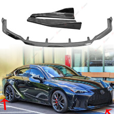 For 2021-2024 Lexus IS350   F-Sport V-Style Carbon Front Rear Bumper Lip picture