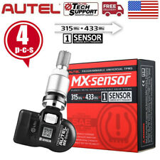 4x Autel TPMS Programmable Tire Pressure Sensors Activate 315MHz 433MHz Metal  picture