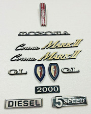 Toyota Mark II Emblem Set 13 Piece In Metal picture