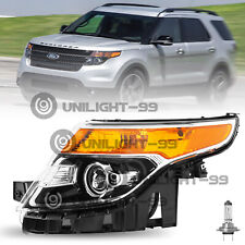 Fit 2011-2015 Ford Explorer Headlight OE Style Halogen Driver Side Headlamp picture