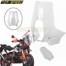 Clear Rally Replica Fairing Windshield & Headlight Cover For Adventure Dirt Bike picture