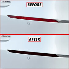 FOR 18-22 Honda Accord Rear Reflector SMOKE Precut Vinyl Tint Overlays picture